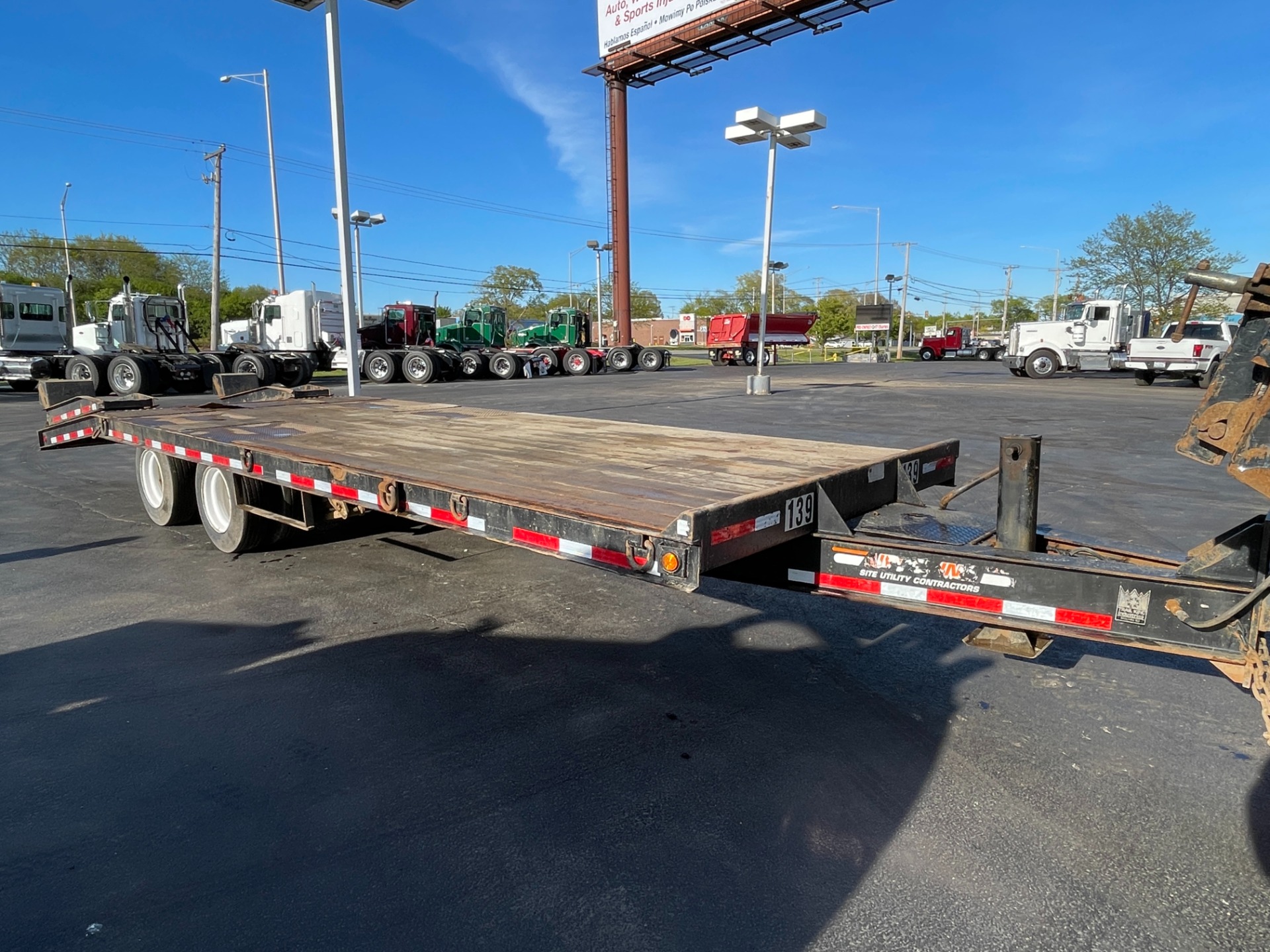 Used-2007-Trail-King-TK40LP-2700-Equipment-Trailer