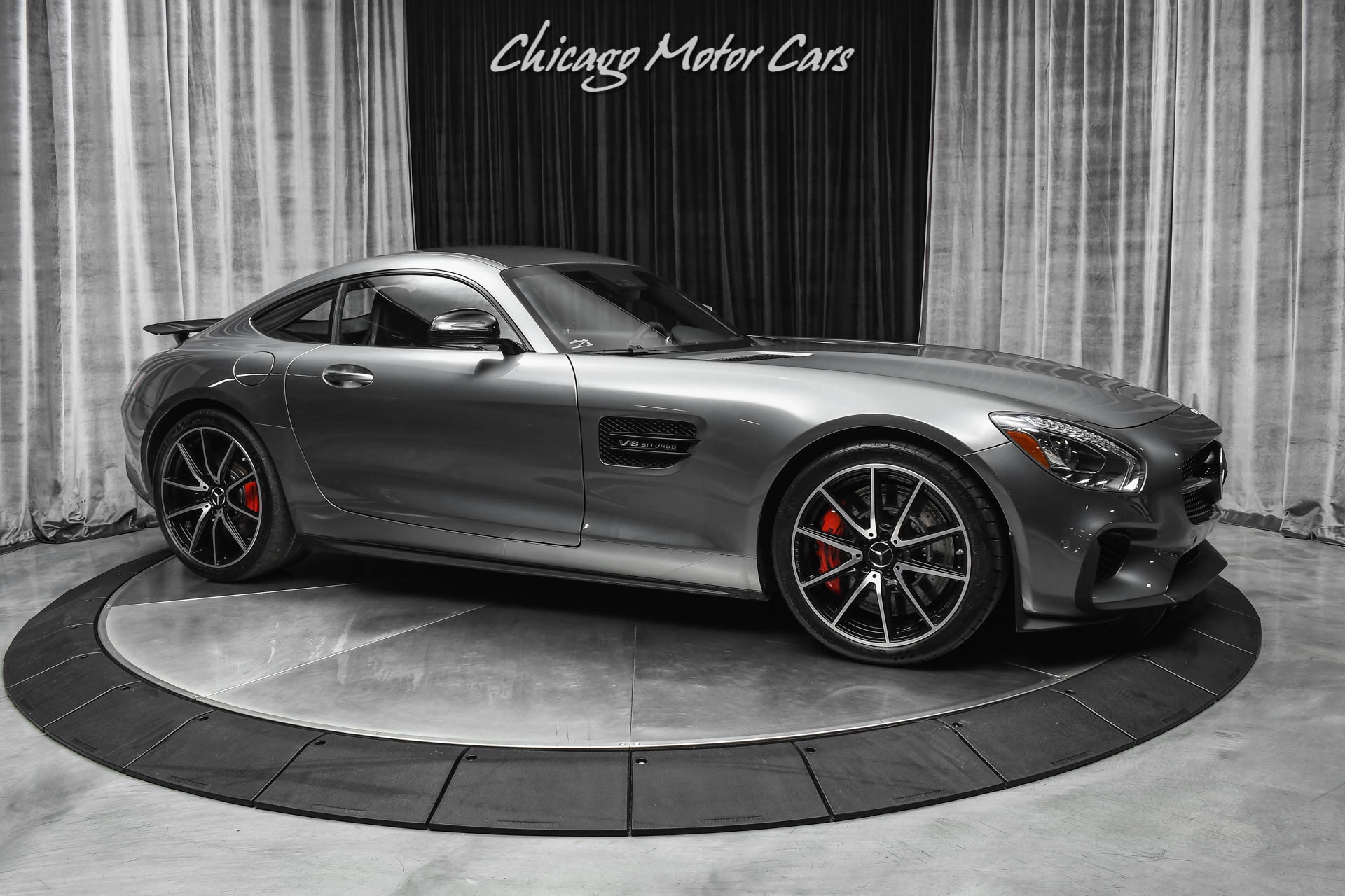 Grey Mercedes AMG GT Amg Gt C Coupe Edition 50 1 Of 500 Night+Distro. used,  fuel Petrol and Automatic gearbox, 430 Km - 149.900 €