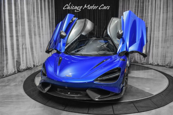 Used 2021 McLaren 765LT Coupe MSO Club Sport Pro Pack! Carbon Fiber Pack! RARE MSO Burton Blue! for sale Sold at Chicago Motor Cars in West Chicago IL 60185 2