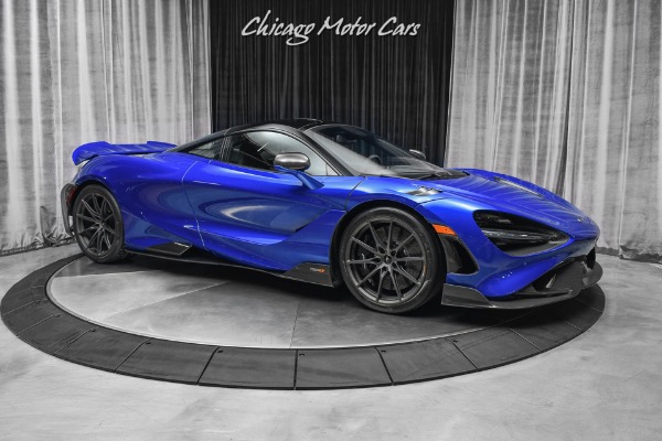 Used 2021 McLaren 765LT Coupe MSO Club Sport Pro Pack! Carbon Fiber Pack! RARE MSO Burton Blue! for sale Sold at Chicago Motor Cars in West Chicago IL 60185 6