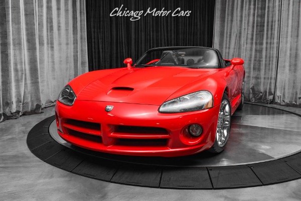 Used 2003 Dodge Viper SRT-10 Convertible LOW Miles! 6-Speed Manual! for sale Sold at Chicago Motor Cars in West Chicago IL 60185 2