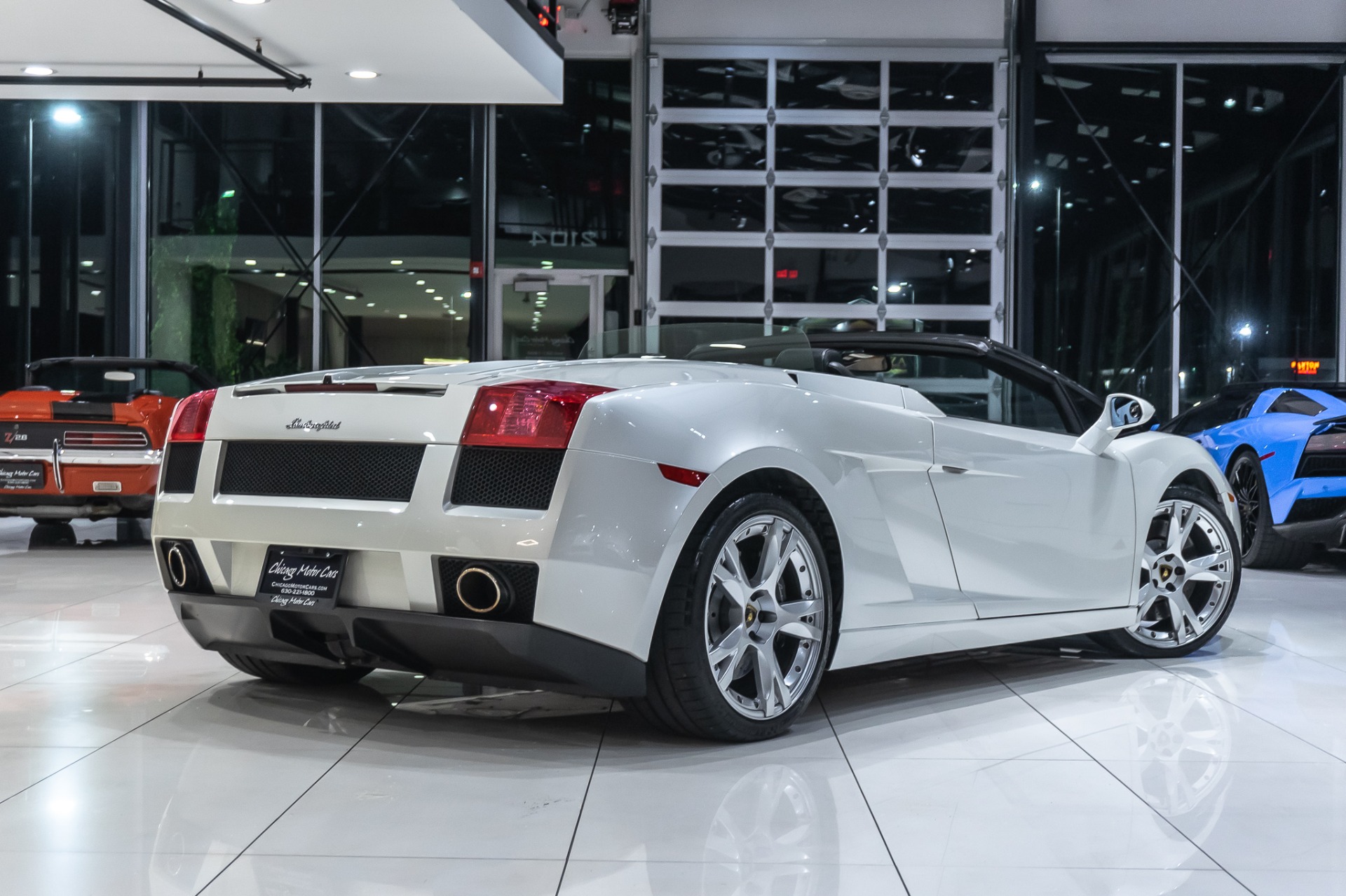 Used-2008-Lamborghini-Gallardo-Spyder-V10-AWD-BALLOON-WHITE-SERVICED-CERAMIC-COATED