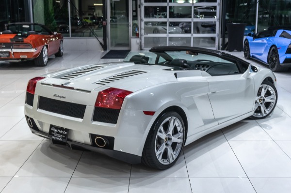 Used-2008-Lamborghini-Gallardo-Spyder-V10-AWD-BALLOON-WHITE-SERVICED-CERAMIC-COATED