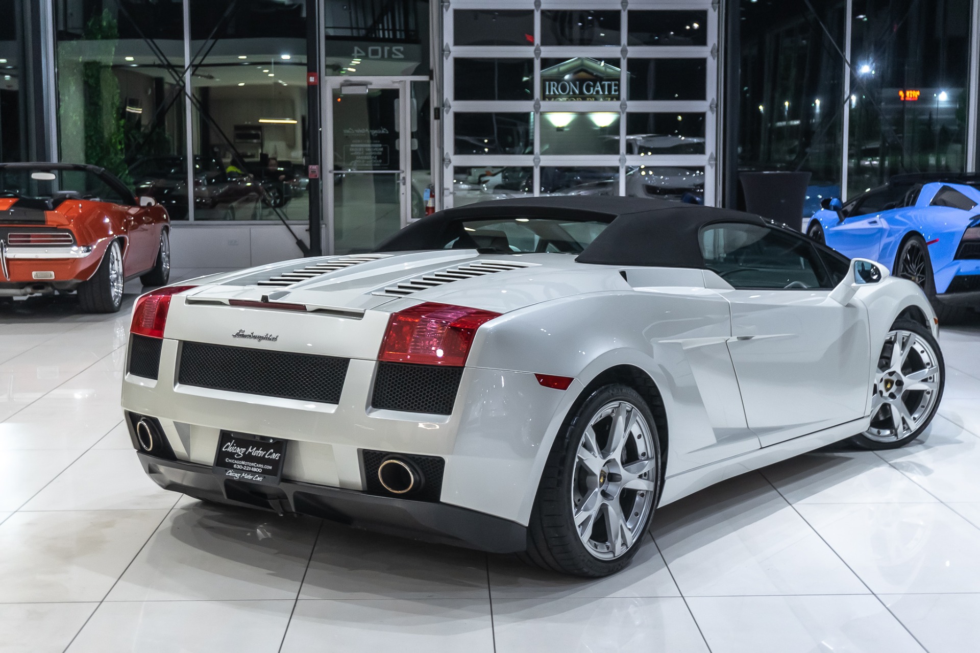 Used-2008-Lamborghini-Gallardo-Spyder-V10-AWD-BALLOON-WHITE-SERVICED-CERAMIC-COATED