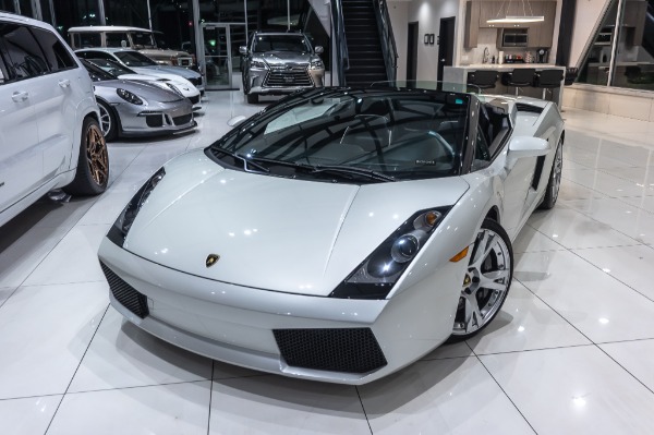 Used 2008 Lamborghini Gallardo Spyder V10 AWD BALLOON WHITE! SERVICED! CERAMIC COATED! for sale Sold at Chicago Motor Cars in West Chicago IL 60185 3