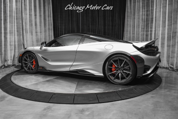 Used 2021 McLaren 765LT Coupe Silver #617 of 765! ONLY 1K Miles! Hot Spec! TONS of Carbon! RARE! for sale Sold at Chicago Motor Cars in West Chicago IL 60185 3