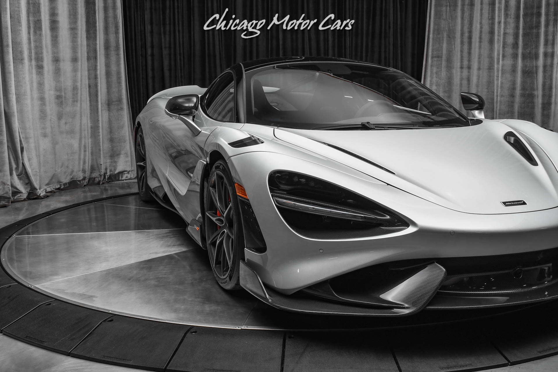 Used-2021-McLaren-765LT-Coupe-Silver--617-of-765-ONLY-1K-Miles-Hot-Spec-TONS-of-Carbon-RARE
