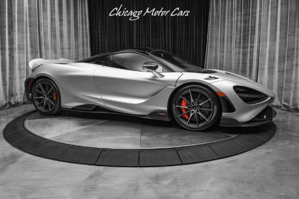 Used 2021 McLaren 765LT Coupe Silver #617 of 765! ONLY 1K Miles! Hot Spec! TONS of Carbon! RARE! for sale Sold at Chicago Motor Cars in West Chicago IL 60185 6