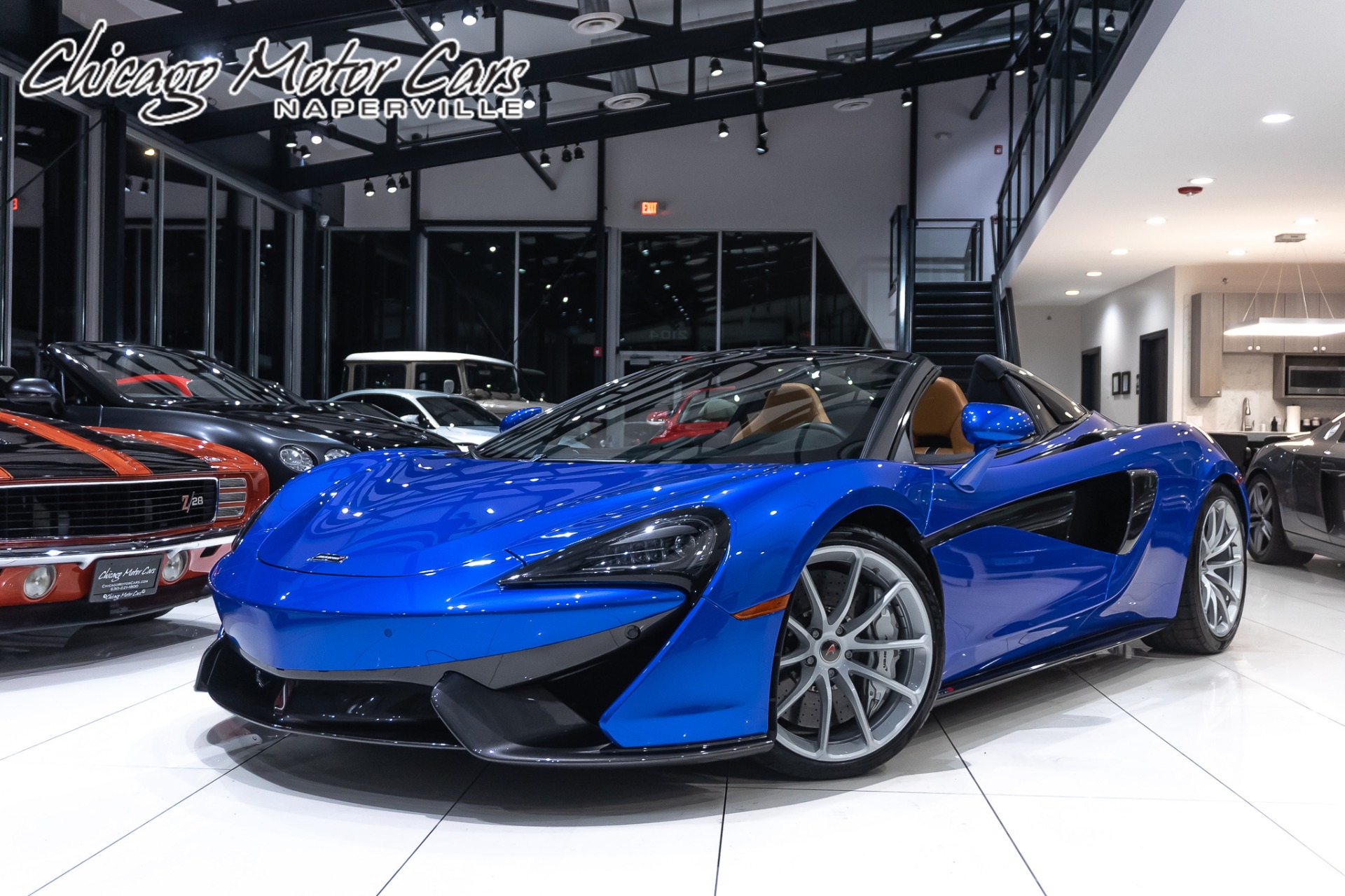 Used 2018 McLaren 570S Spider SPORT EXHAUST! CARBON FIBER! LUXURY PACK! $252,410 MSRP! for sale Sold at Chicago Motor Cars in West Chicago IL 60185 1