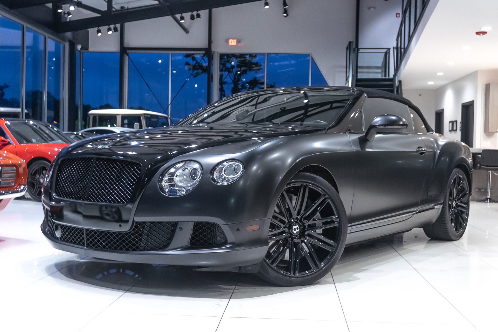 Tegenover Kan niet Vergoeding Used 2014 Bentley Continental GTC Speed Convertible! Only 10k miles! MATTE  BLACK WRAP! For Sale (Special Pricing) | Chicago Motor Cars Stock #18373