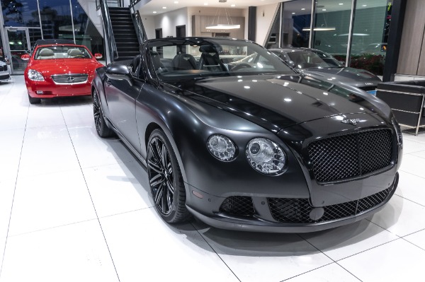 Used 2014 Bentley Continental GTC Speed Convertible! Only 10k miles! MATTE BLACK WRAP! for sale Sold at Chicago Motor Cars in West Chicago IL 60185 6