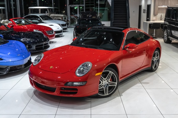 Used 2007 Porsche 911 Targa 4 Coupe 6 SPEED MANUAL! TURBO WHEELS! BOSE SOUND! for sale Sold at Chicago Motor Cars in West Chicago IL 60185 3
