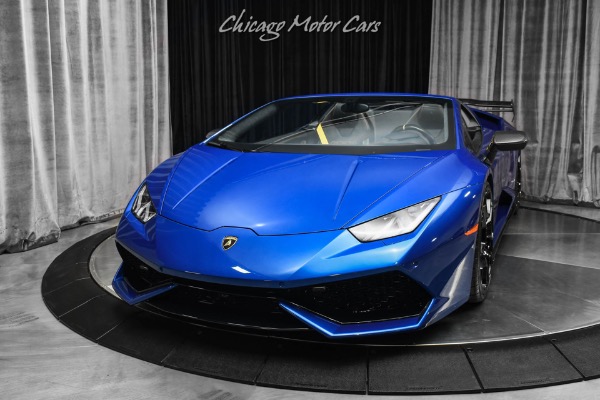 Used 2017 Lamborghini Huracan LP610-4 Spyder Original MSRP $307k+ Tons of Carbon Fiber! for sale Sold at Chicago Motor Cars in West Chicago IL 60185 2