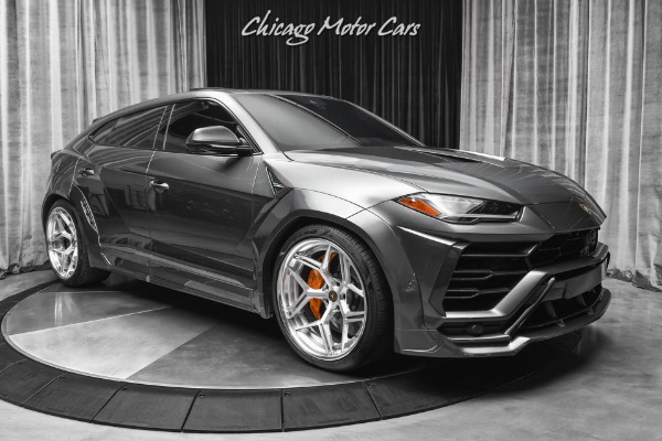 Used 2020 Lamborghini Urus SUV B&O Sound! HARD Loaded! Novitec Carbon Esteso Widebody! Forged Wheels! for sale Sold at Chicago Motor Cars in West Chicago IL 60185 6