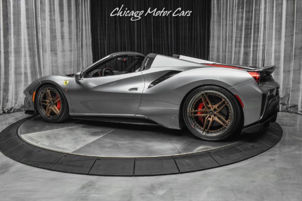 Used-2019-Ferrari-488-Pista-Spider-Convertible-HRE-WHEELS-IPE-EXHAUST-ONLY-900-MILES-LOADED