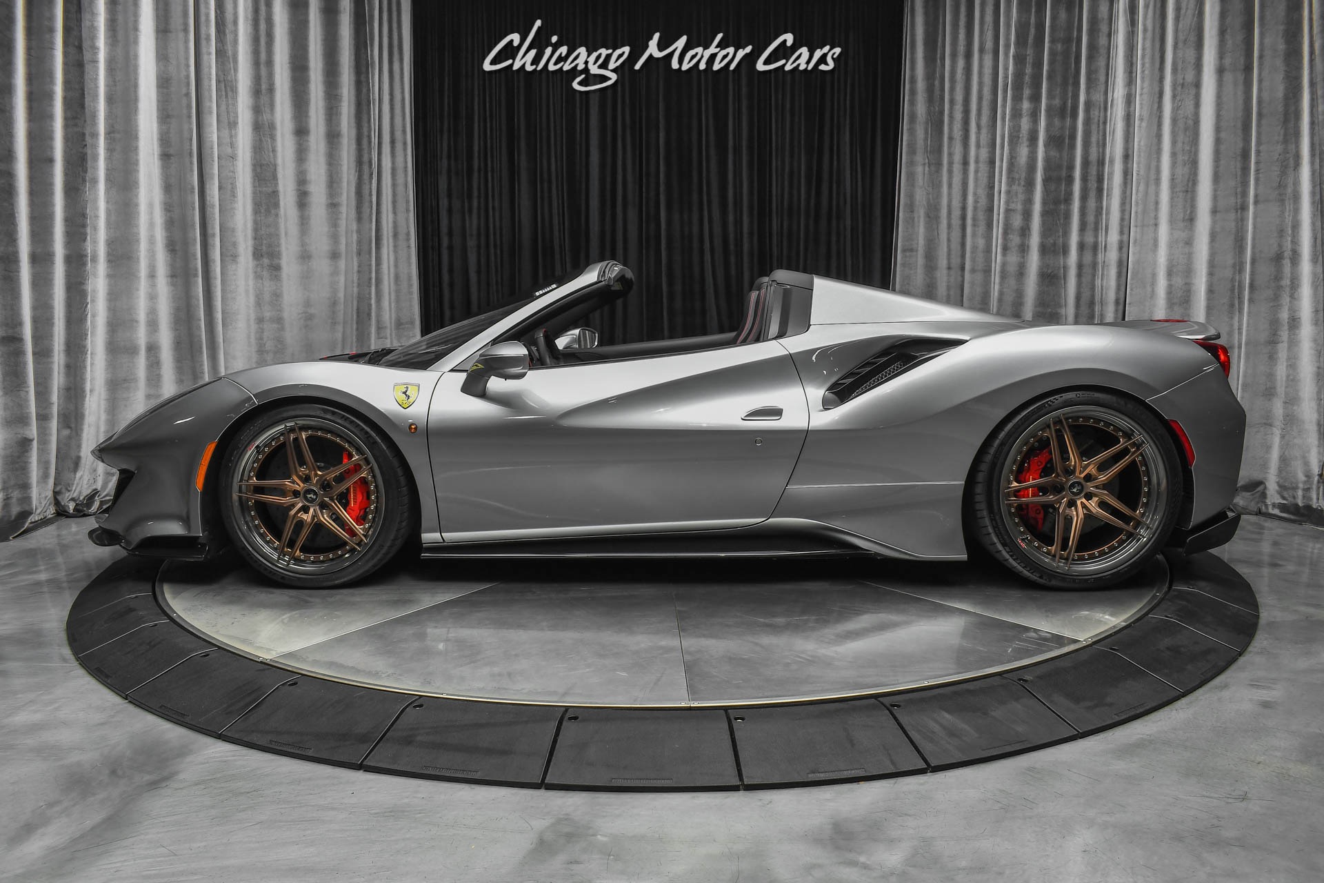 Used-2019-Ferrari-488-Pista-Spider-Convertible-HRE-WHEELS-IPE-EXHAUST-ONLY-900-MILES-LOADED