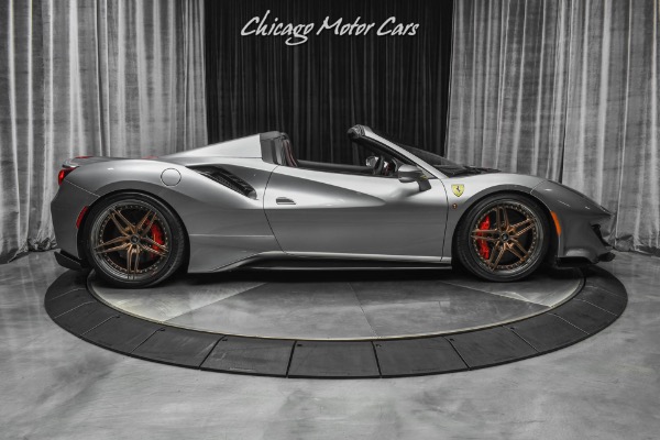 Used-2019-Ferrari-488-Pista-Spider-Convertible-HRE-WHEELS-IPE-EXHAUST-ONLY-900-MILES-LOADED