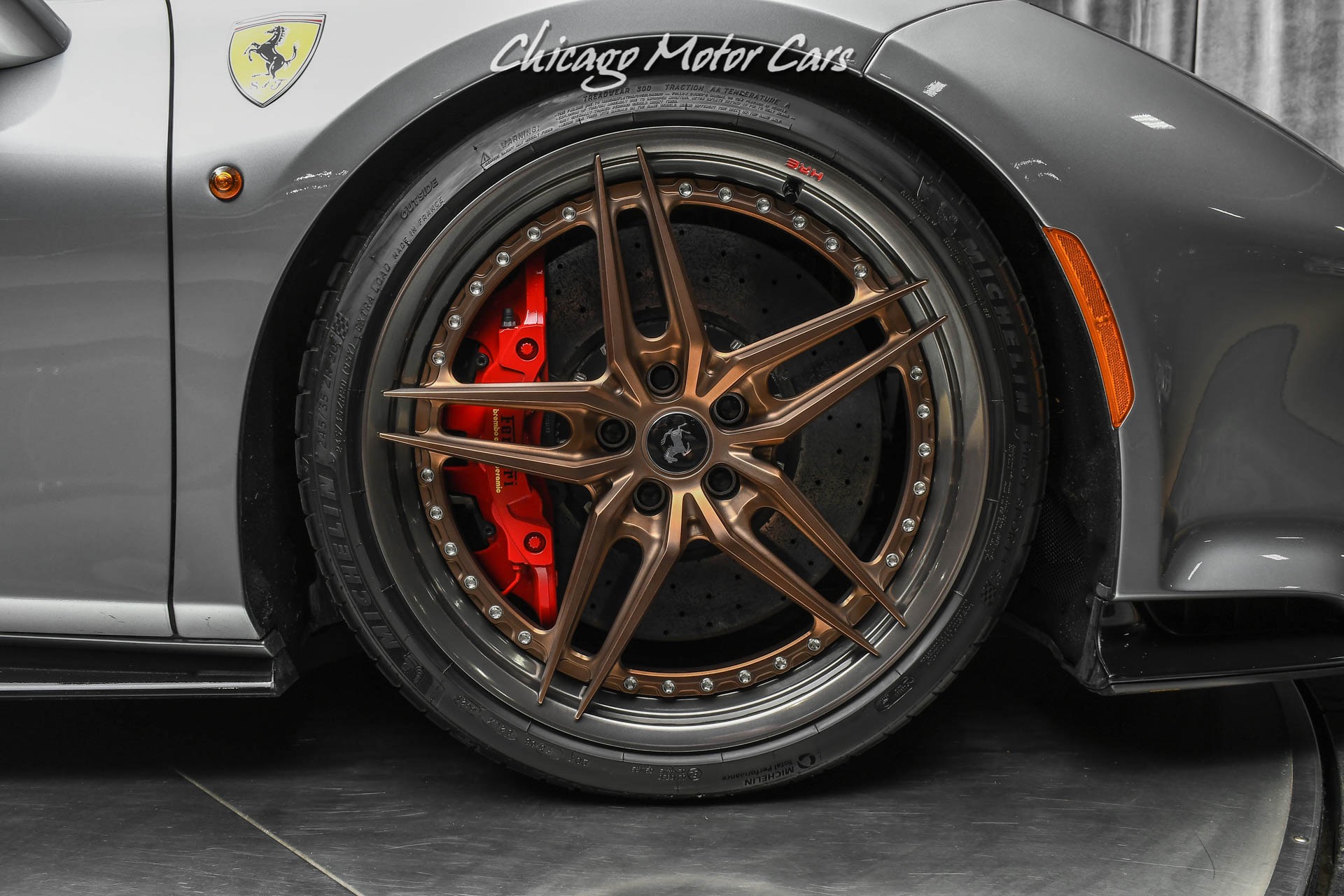 Used-2019-Ferrari-488-Pista-Spider-Convertible-HRE-WHEELS-IPE-EXHAUST-ONLY-900-MILES-LOADED