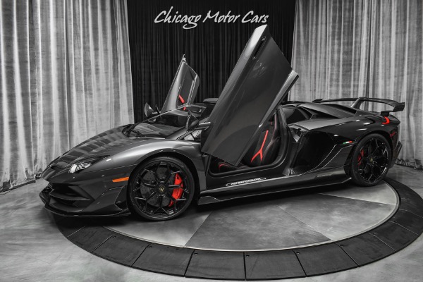 Used 2021 Lamborghini Aventador SVJ Roadster Only 1,000 Miles! Carbon Fiber! Full Body Paint Protection Film! for sale Sold at Chicago Motor Cars in West Chicago IL 60185 1