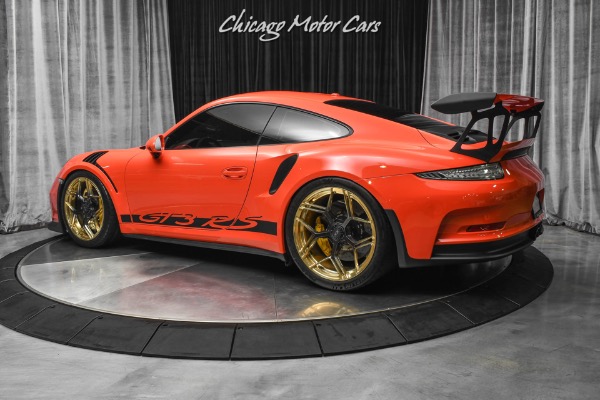 Used 2016 Porsche 911 GT3 RS Coupe Only 4700 Miles Lava Orange! Serviced! CCBs LOADED! for sale Sold at Chicago Motor Cars in West Chicago IL 60185 3