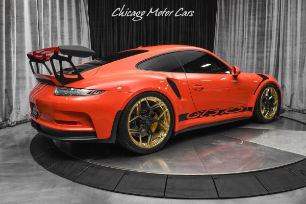 Used 2016 Porsche 911 GT3 RS Coupe Only 4700 Miles Lava Orange! Serviced! CCBs LOADED! for sale Sold at Chicago Motor Cars in West Chicago IL 60185 5