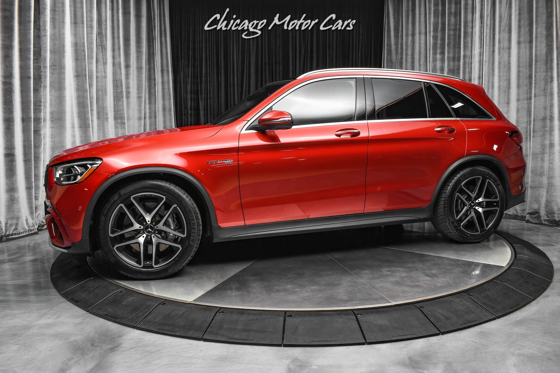 Used-2020-Mercedes-Benz-GLC63-AMG-4-Matic-PANORAMIC-ROOF-PARKING-ASSISTANCE-PKG-CARDINAL-RED