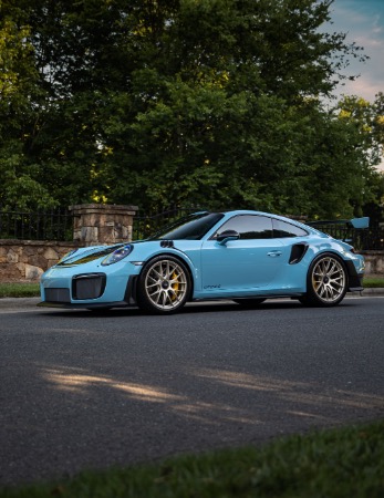 Used 2018 Porsche 911 GT2 RS Weissach Package! PTS GULF BLUE Only 991 Miles! Collector Quality! for sale Sold at Chicago Motor Cars in West Chicago IL 60185 3