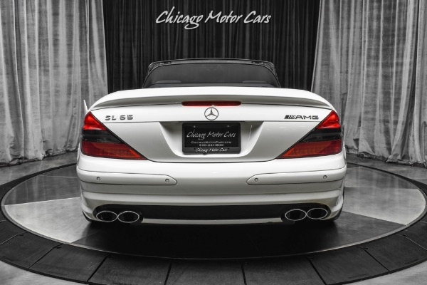 Used 2005 Mercedes-Benz SL65 AMG BiTurbo V12 Convertible MSRP $182k+ White! GORGEOUS! LOADED! for sale Sold at Chicago Motor Cars in West Chicago IL 60185 4