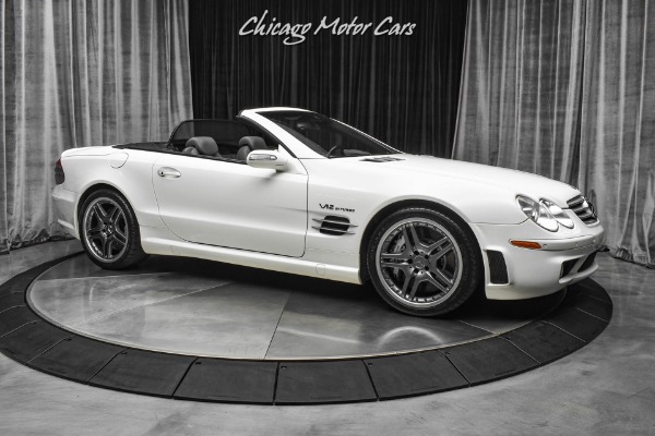 Used-2005-Mercedes-Benz-SL65-AMG-BiTurbo-V12-Convertible-MSRP-182k-White-GORGEOUS-LOADED