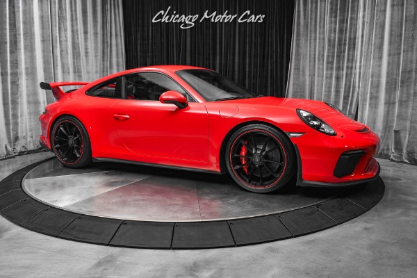 Used-2018-Porsche-911-GT3-Coupe-PDK-LOW-Miles-FULL-Bucket-Seats-Sport-Chrono-Front-Lift-LOADED