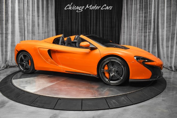 Used 2015 McLaren 650S Spider Convertible Original $327K+ MSRP! LOADED! CARBON FIBER EXTERIOR PACK! for sale Sold at Chicago Motor Cars in West Chicago IL 60185 6