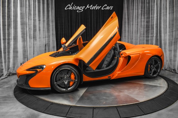 Used 2015 McLaren 650S Spider Convertible Original $327K+ MSRP! LOADED! CARBON FIBER EXTERIOR PACK! for sale Sold at Chicago Motor Cars in West Chicago IL 60185 1