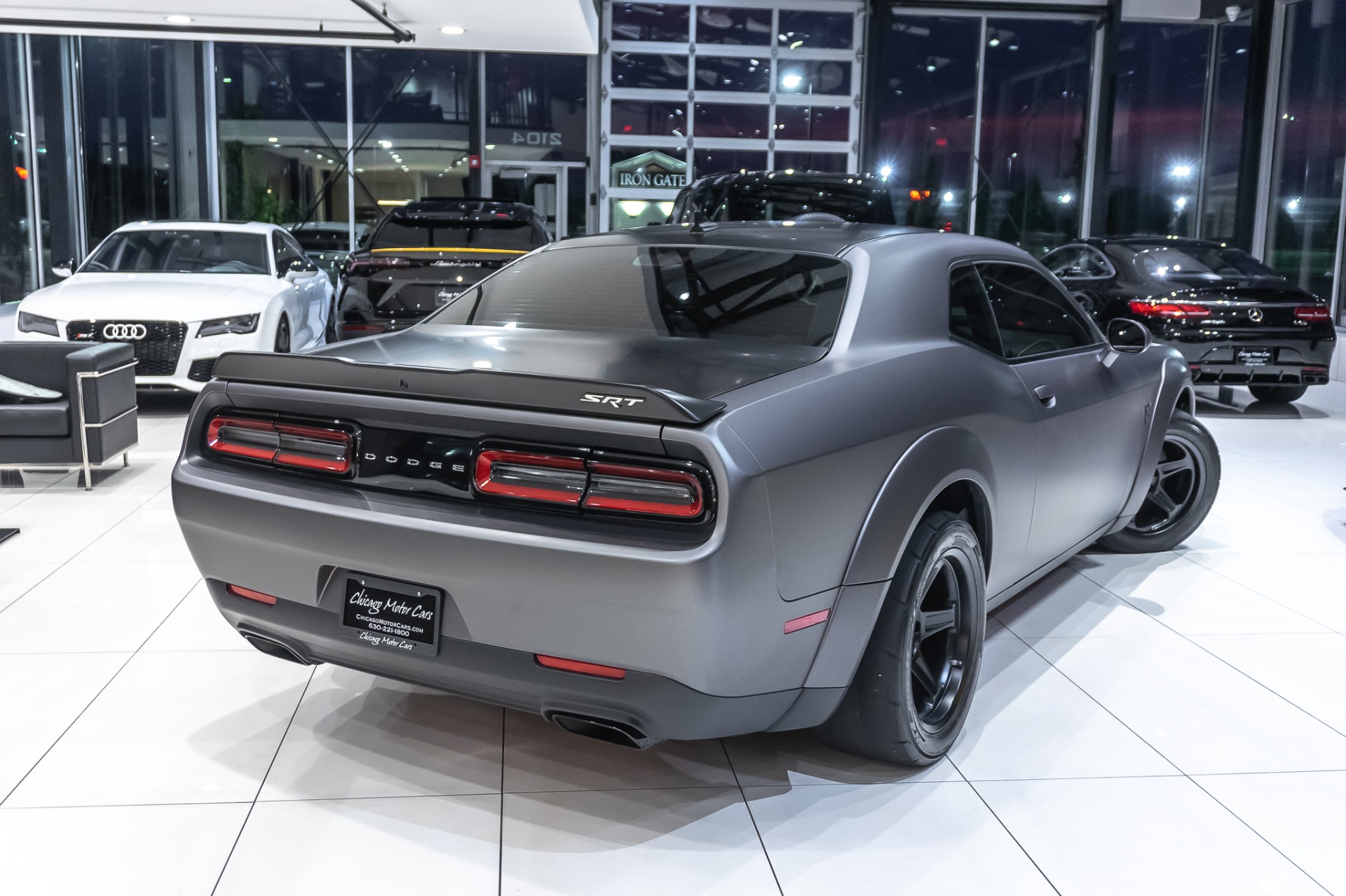 Used-2018-Dodge-Challenger-SRT-Demon-Coupe-Only-1400-Miles-One-Owner-Demon-Crate-Included-Satin-Black-Graphi