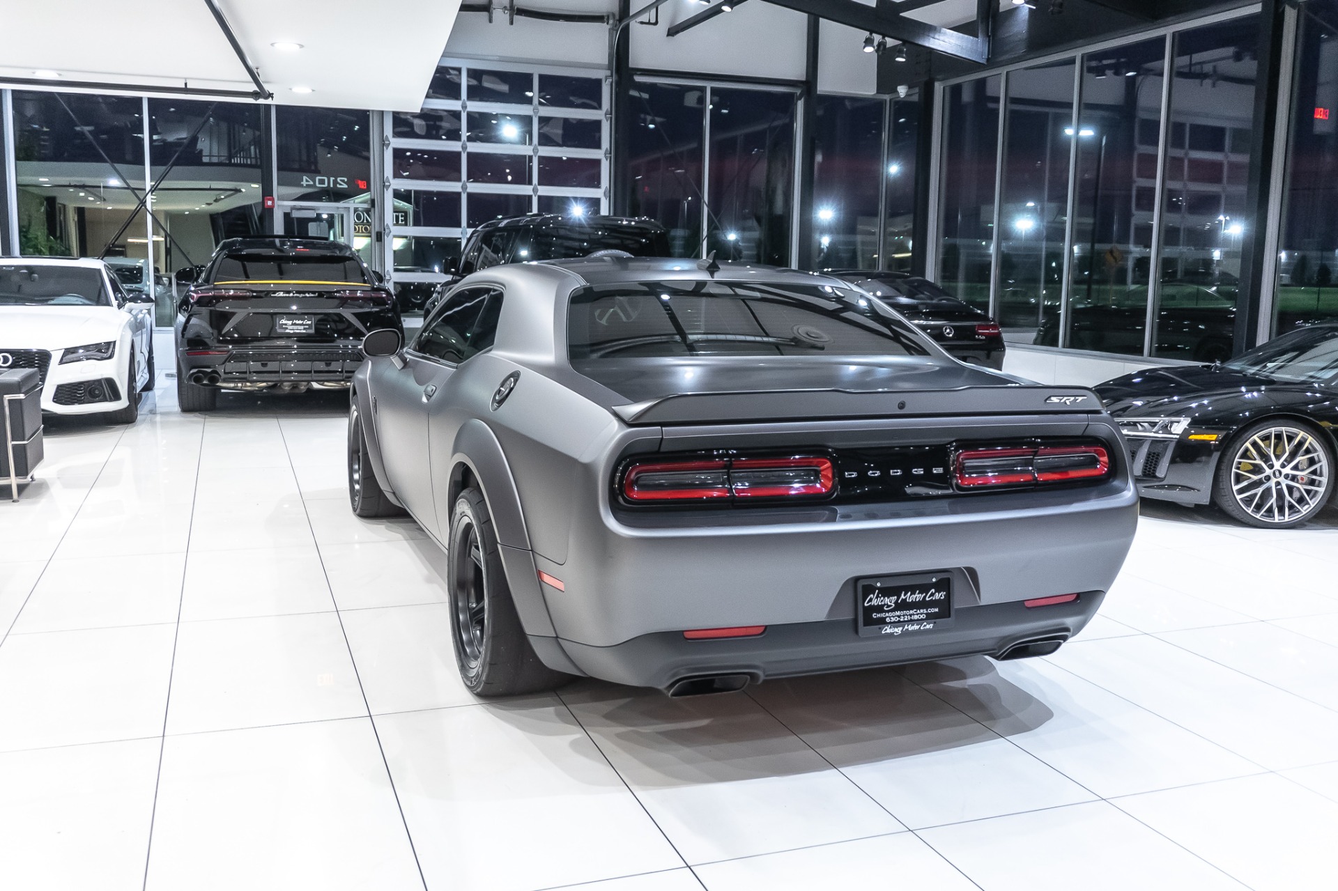 Used-2018-Dodge-Challenger-SRT-Demon-Coupe-Only-1400-Miles-One-Owner-Demon-Crate-Included-Satin-Black-Graphi