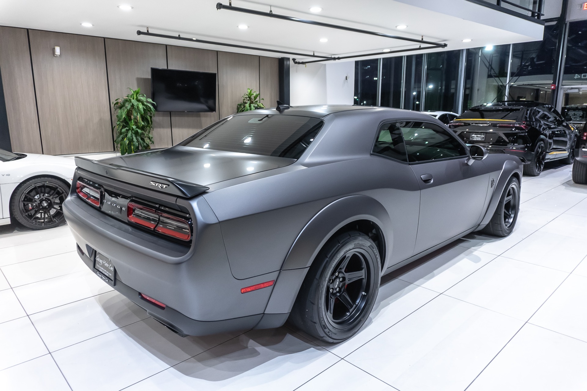 Used-2018-Dodge-Challenger-SRT-Demon-Coupe-Only-1400-Miles-One-Owner-Demon-Crate-Included-Satin-Black-Graphi