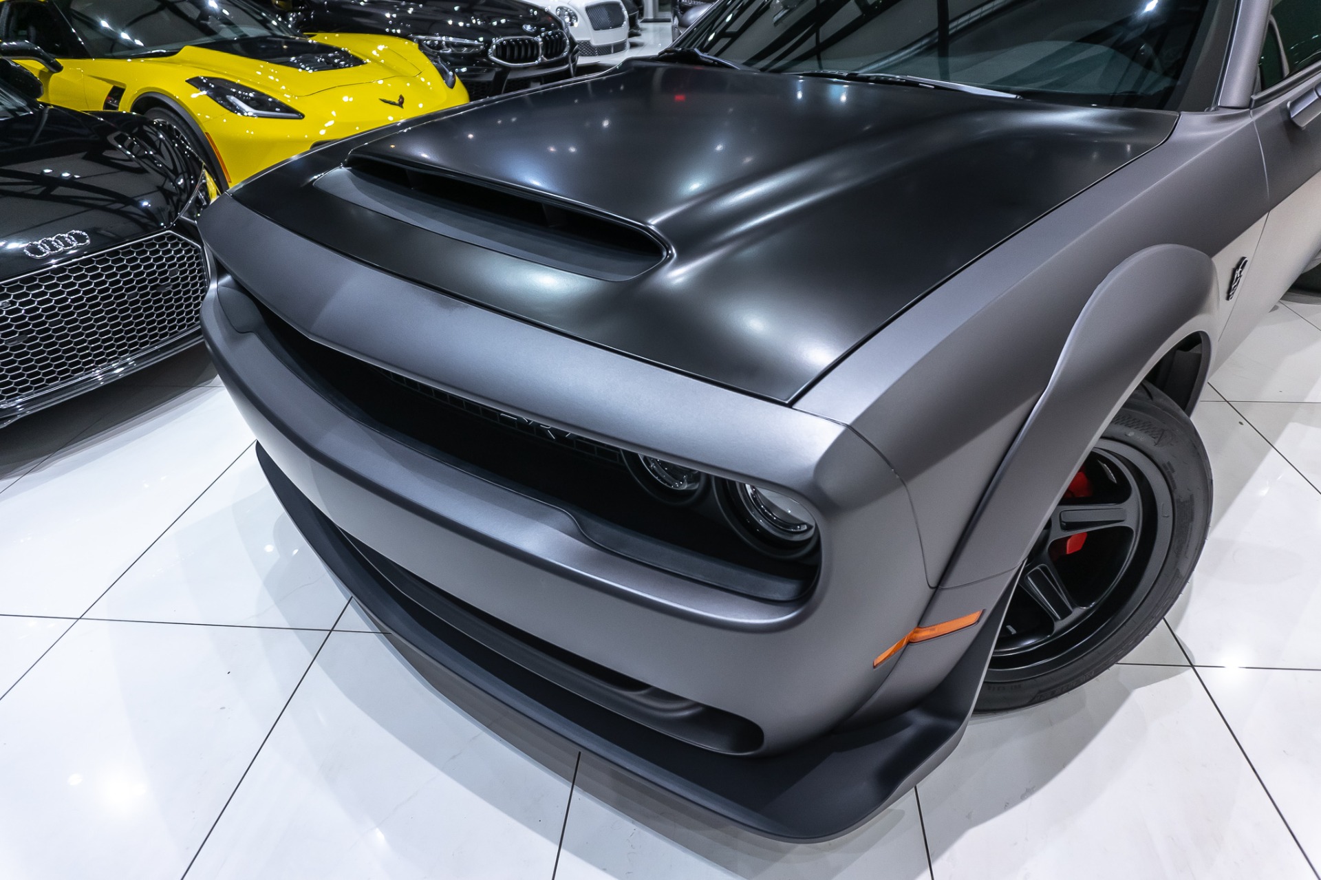 Used-2018-Dodge-Challenger-SRT-Demon-Coupe-Only-1400-Miles-One-Owner-Demon-Crate-Included-Satin-Black-Graphi