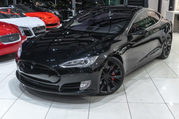 Used 2015 Tesla Model S P90D AWD Ludicrous Mode + Panoramic Sunroof Loaded! for sale Sold at Chicago Motor Cars in West Chicago IL 60185 4