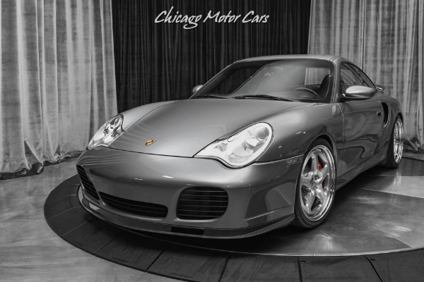 Used-2003-Porsche-911-Turbo-Coupe-6Speed-Manual-Only-17k-Miles-UPGRADES-KLINE-Exhaust-HRE-Wheels