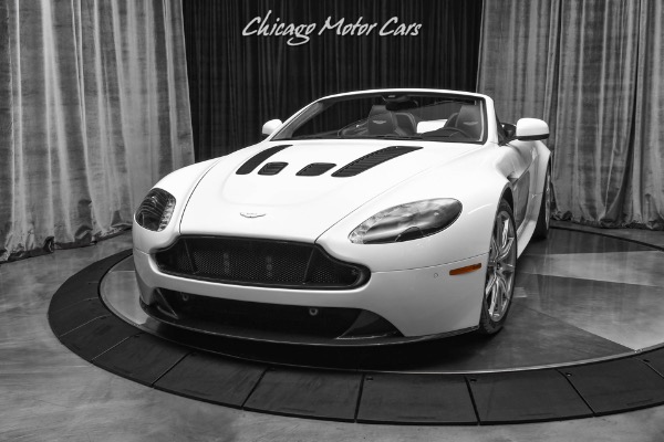 Used 2015 Aston Martin V12 Vantage S Roadster Carbon Fiber Exterior! ONLY 7k Miles! 565 HP! Convertible for sale Sold at Chicago Motor Cars in West Chicago IL 60185 2