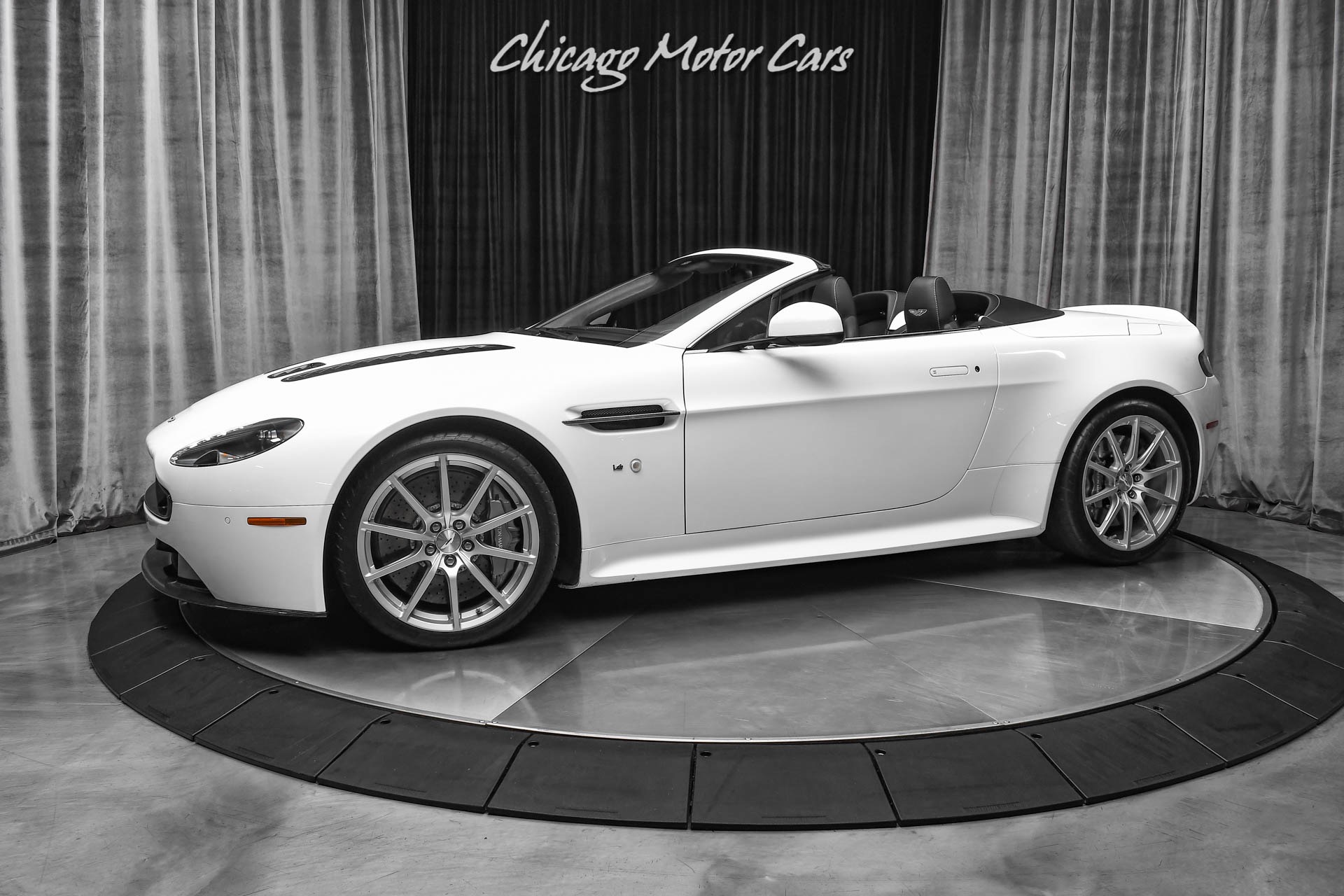 Used 2015 Aston Martin V12 Vantage S Roadster Carbon Fiber Exterior! ONLY 7k Miles! 565 HP! Convertible for sale Sold at Chicago Motor Cars in West Chicago IL 60185 1