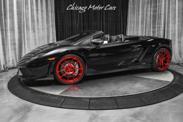 Used 2013 Lamborghini Gallardo LP550-2 Spyder Convertible ADV1 Wheels! Q-Citura Leather! VERY RARE! for sale Sold at Chicago Motor Cars in West Chicago IL 60185 1
