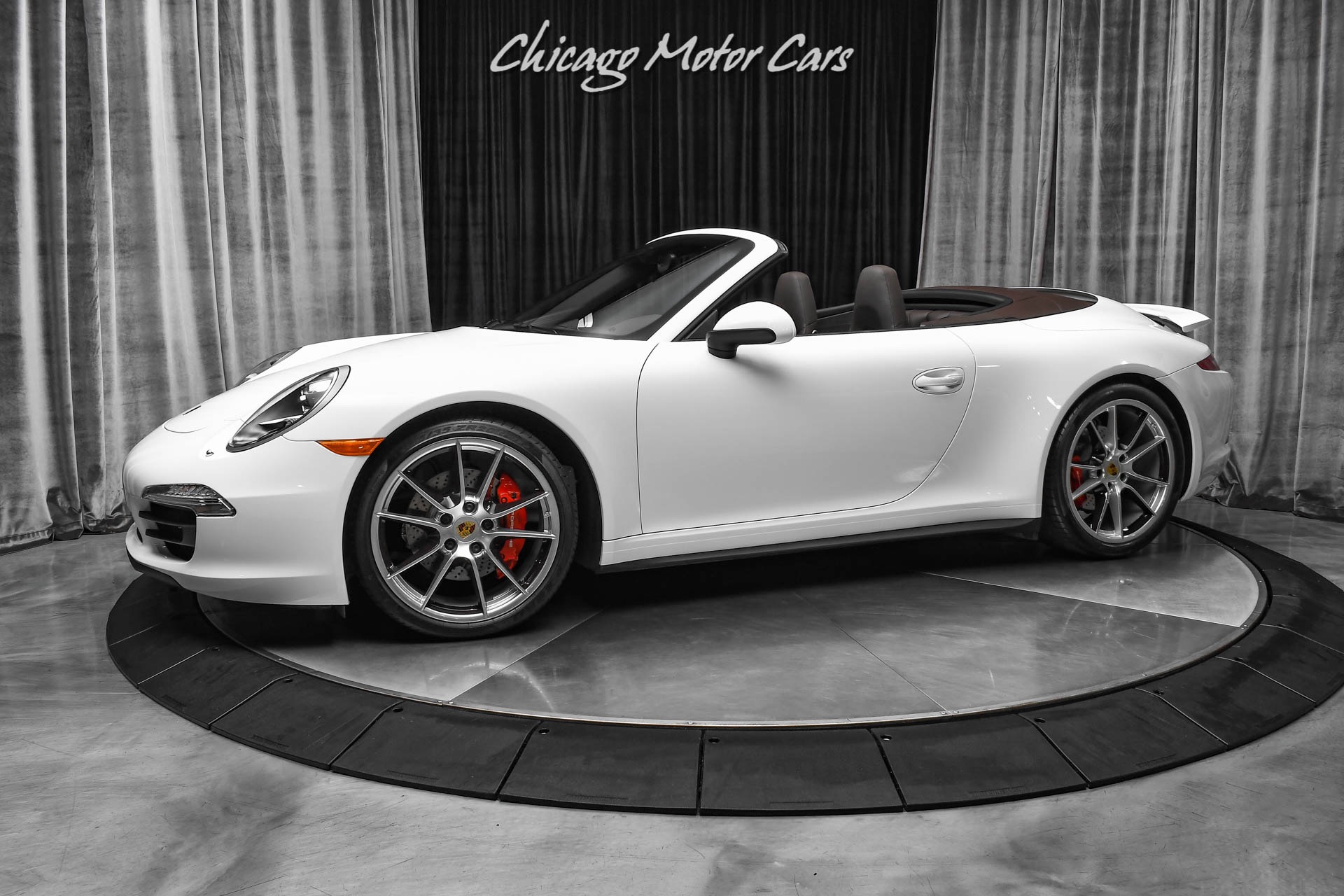 Used 2013 Porsche 911 Carrera 4S Cabriolet 7-SPEED MANUAL! RARE MAHAGONY TRIM! ONLY 6,900 MILES! for sale Sold at Chicago Motor Cars in West Chicago IL 60185 1