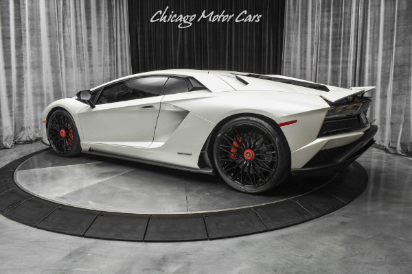 Used 2017 Lamborghini Aventador S LP740-4 S Coupe Original MSRP $503k+ LOADED Serviced! Balloon White! for sale Sold at Chicago Motor Cars in West Chicago IL 60185 3