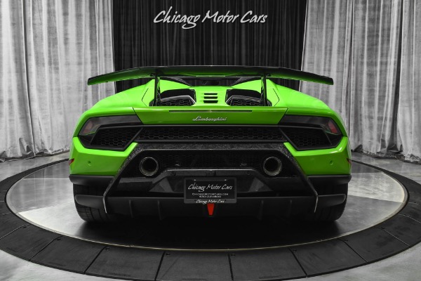 Used 2019 Lamborghini Huracan LP640-4 Performante Spyder LOADED! Only 1800 Miles! Carbon Fiber! for sale Sold at Chicago Motor Cars in West Chicago IL 60185 4