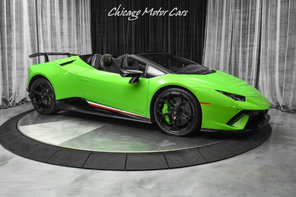 Used 2019 Lamborghini Huracan LP640-4 Performante Spyder LOADED! Only 1800 Miles! Carbon Fiber! for sale Sold at Chicago Motor Cars in West Chicago IL 60185 6