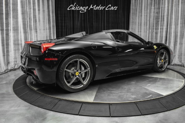 Used 2012 Ferrari 458 Spider Convertible ONLY 9K MILES! CARBON FIBER RACING PACKAGE! for sale Sold at Chicago Motor Cars in West Chicago IL 60185 5