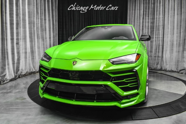Used 2021 Lamborghini Urus SUV Verde Mantis Pearl! NOVITEC WIDEBODY! Ryft Exhaust! 42K+ in Options! for sale Sold at Chicago Motor Cars in West Chicago IL 60185 2