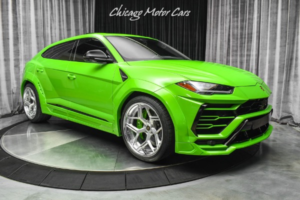 Used 2021 Lamborghini Urus SUV Verde Mantis Pearl! NOVITEC WIDEBODY! Ryft Exhaust! 42K+ in Options! for sale Sold at Chicago Motor Cars in West Chicago IL 60185 6