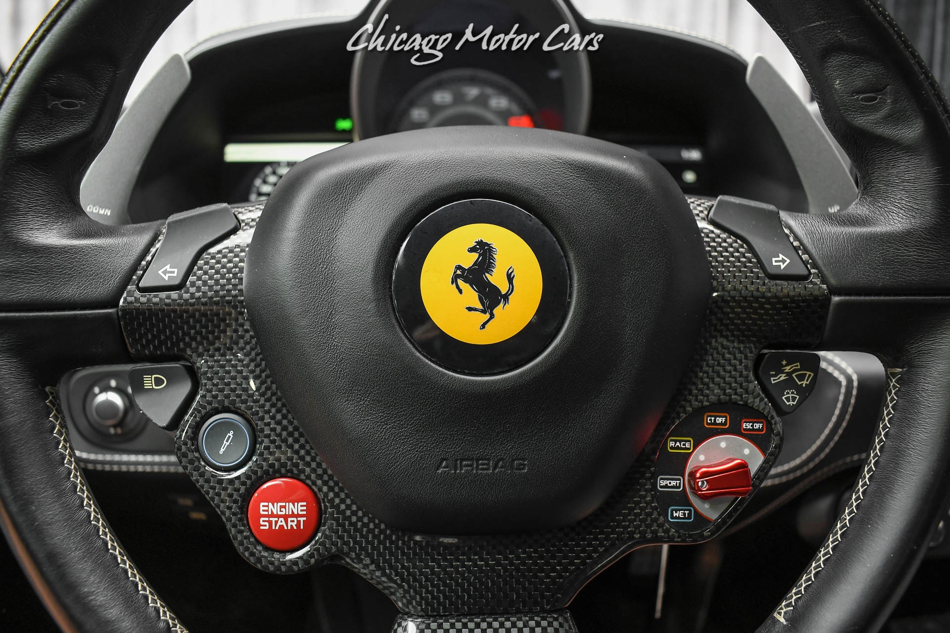 Used-2012-Ferrari-458-Italia-Coupe-Only-17k-Miles-Carbon-Fiber-LED-Steering-Wheel-Racing-Seats