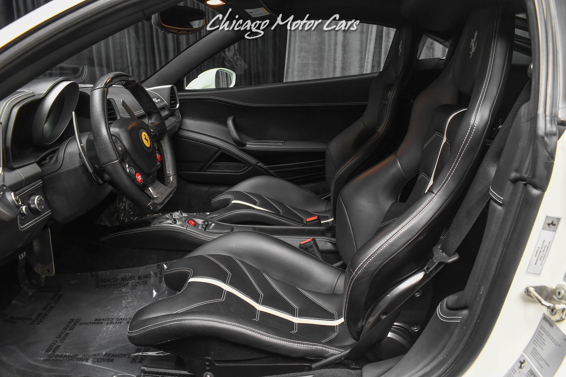 Used-2012-Ferrari-458-Italia-Coupe-Only-17k-Miles-Carbon-Fiber-LED-Steering-Wheel-Racing-Seats